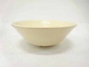 白釉　茶碗(無地箱付)